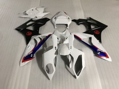 Alienígena Azul & Blanco 2009-2014 S1000RR Carenados Moto