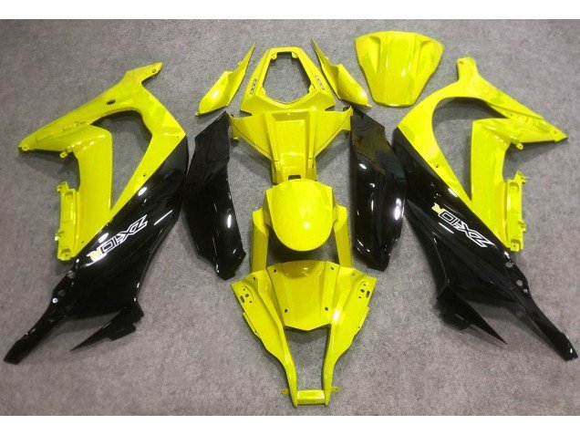 Amarillo Brillante & Negro 2016-2019 ZX10R Carenados Moto