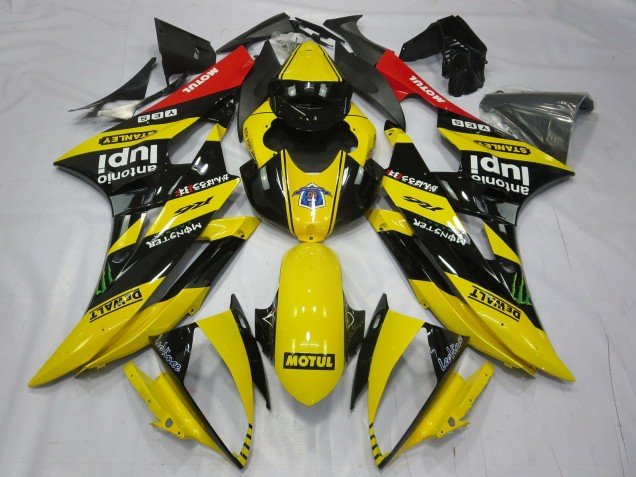 Amarillo Motul 2006-2007 R6 Carenados Moto