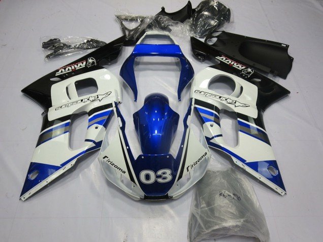 Azul Blanco 03 1998-2002 R6 Carenados Moto Azul Blanco 03 1998-2002 R6 Carenados Moto