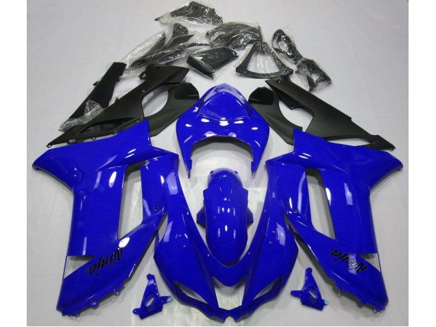 Azul Brillante 2007-2008 ZX6R Carenados Moto Azul Brillante 2007-2008 ZX6R Carenados Moto