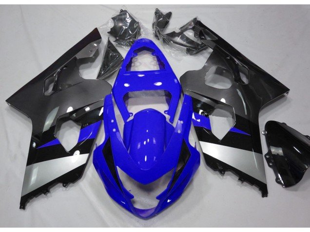 Azul & Plata 2004-2005 GSXR 600-750 Carenados Moto Azul & Plata 2004-2005 GSXR 600-750 Carenados Moto