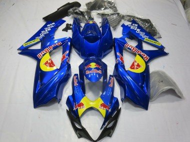 Azul Rojo Toro 2007-2008 GSXR 1000 Carenados Moto