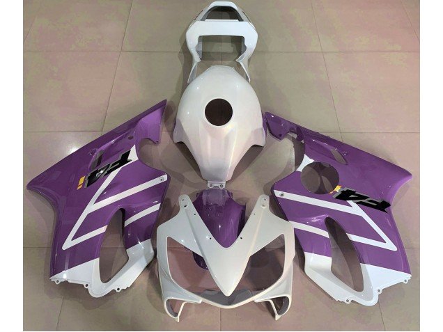 Blanco Brillante & Morado 2001-2003 CBR600 F4i Carenados Moto Blanco Brillante & Morado 2001-2003 CBR600 F4i Carenados Moto