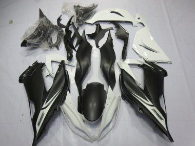 Blanco Negro Mate 2013-2018 ZX6R Carenados Moto