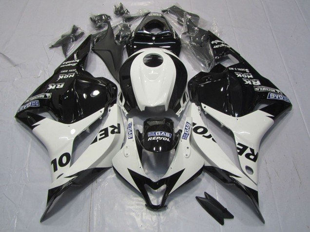 Blanco & Negro Repsol 2009-2012 CBR600RR Carenados Moto
