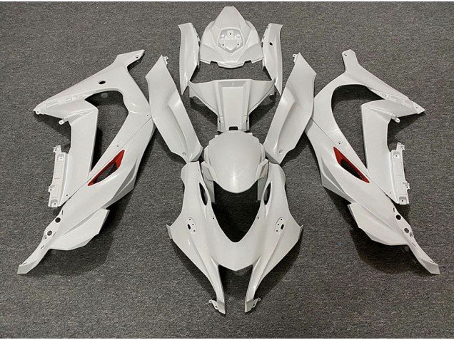 Borde Rojo Blanco Perla 2016-2019 ZX10R Carenados Moto Borde Rojo Blanco Perla 2016-2019 ZX10R Carenados Moto