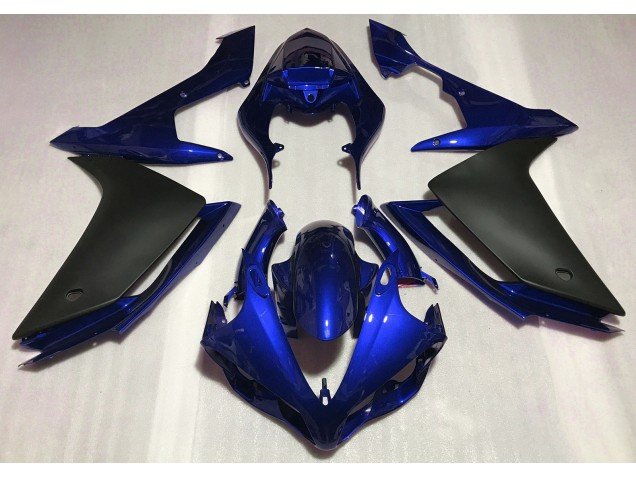 Brillante Azul & Negro 2007-2008 R1 Carenados Moto Brillante Azul & Negro 2007-2008 R1 Carenados Moto