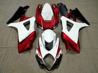 Diseño Personalizado Rojo 2007-2008 GSXR 1000 Carenados Moto