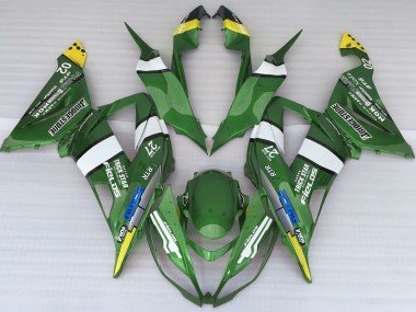 Estilo De Logotipo Verde 2013-2018 ZX6R Carenados Moto