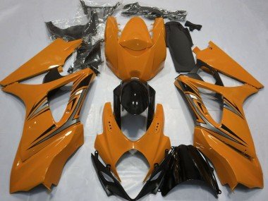 Estilo Naranja OEM 2007-2008 GSXR 1000 Carenados Moto