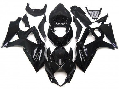 Estilo Negro Brillante & Elegante 2007-2008 GSXR 1000 Carenados Moto