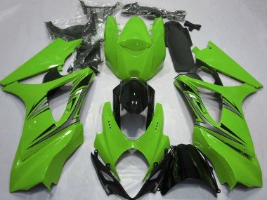 Estilo Verde OEM 2007-2008 GSXR 1000 Carenados Moto