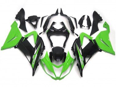 Estilo Vibrante Verde & Negro OEM 2013-2018 ZX6R Carenados Moto