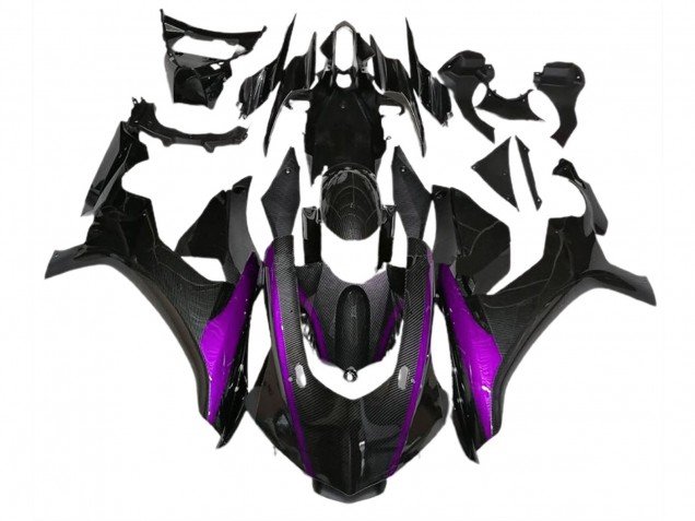 Fibra De Carbono Estilo & Morado 2015-2019 R1 Carenados Moto Fibra De Carbono Estilo & Morado 2015-2019 R1 Carenados Moto