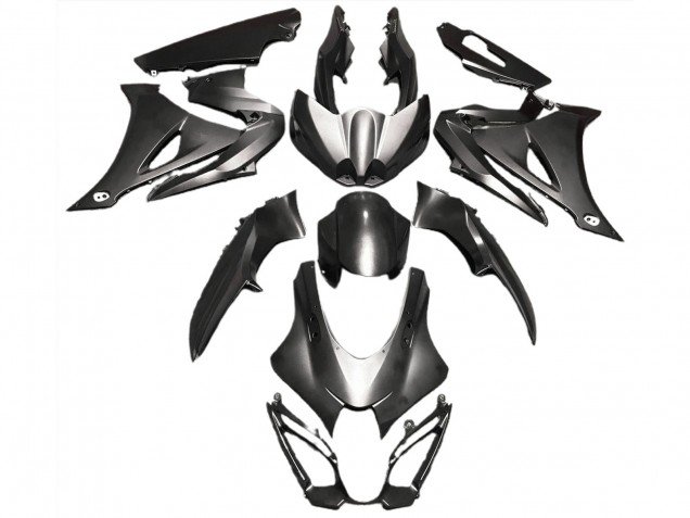 Gris Brillante 2017-2023 GSXR 1000 Carenados Moto