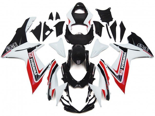Kit De Estilo Personalizado Rojo 2011-2024 GSXR 600-750 Carenados Moto Kit De Estilo Personalizado Rojo 2011-2024 GSXR 600-750 Carenados Moto