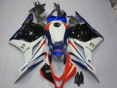 Naranja & Azul 2009-2012 CBR600RR Carenados Moto