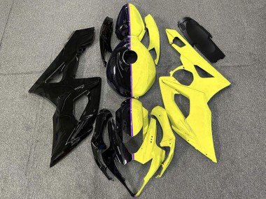 Negro & Amarillo 2005-2006 GSXR 1000 Carenados Moto