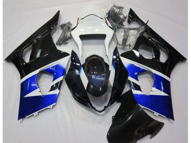Negro Azul & Blanco 2003-2004 GSXR 1000 Carenados Moto Negro Azul & Blanco 2003-2004 GSXR 1000 Carenados Moto