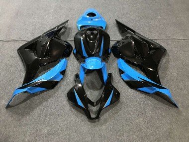 Negro Brillante & Azul Cielo 2009-2012 CBR600RR Carenados Moto