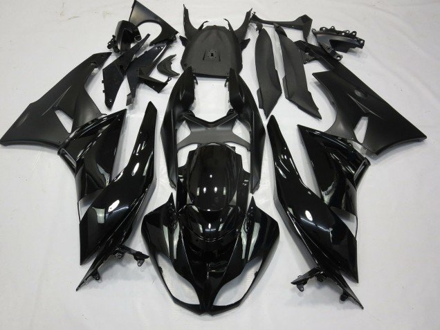 Negro Brillante Mate 2009-2012 ZX6R Carenados Moto