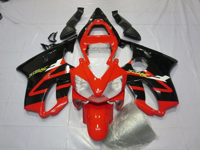 Negro Brillante & Rojo 2001-2003 CBR600 F4i Carenados Moto Negro Brillante & Rojo 2001-2003 CBR600 F4i Carenados Moto