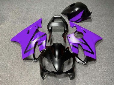 Negro Mate & Morado 2001-2003 CBR600 F4i Carenados Moto