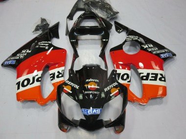 Negro Repsol 2001-2003 CBR600 F4i Carenados Moto