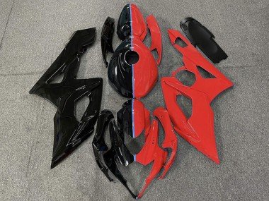 Negro & Rojo 2005-2006 GSXR 1000 Carenados Moto