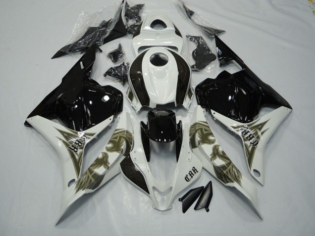 Oro Negro & Blanco 2009-2012 CBR600RR Carenados Moto