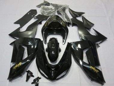 Oro Negro Brillante 2006-2007 ZX10R Carenados Moto