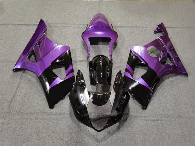 Púrpura Brillante & Negro 2003-2004 GSXR 1000 Carenados Moto