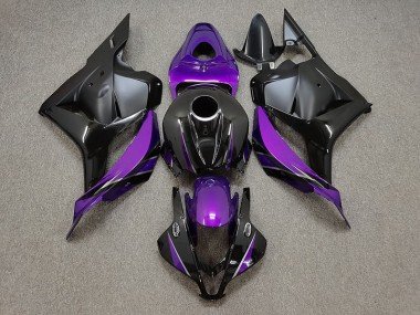 Púrpura Brillante & Negro 2009-2012 CBR600RR Carenados Moto