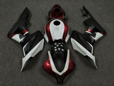 Racing Rojo & Negro 2009-2012 CBR600RR Carenados Moto