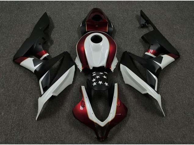 Racing Rojo & Negro 2009-2012 CBR600RR Carenados Moto Racing Rojo & Negro 2009-2012 CBR600RR Carenados Moto