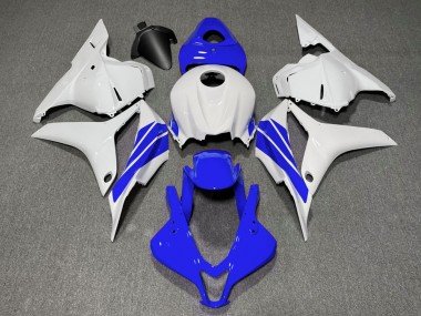 Raya Lateral Azul Oscuro & Blanca 2009-2012 CBR600RR Carenados Moto