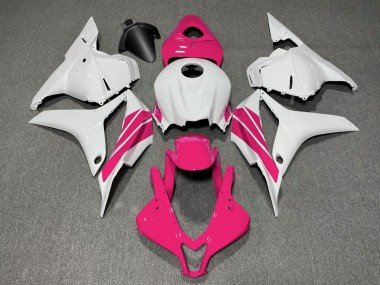 Raya Lateral Rosa & Blanca 2009-2012 CBR600RR Carenados Moto