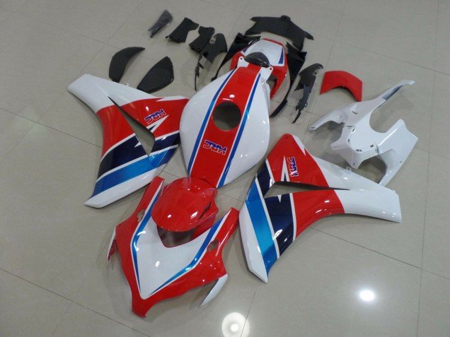 Rojo Azul & Blanco 2008-2011 CBR1000RR Carenados Moto