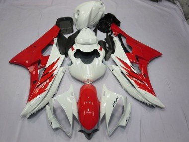 Rojo & Blanco 2006-2007 R6 Carenados Moto