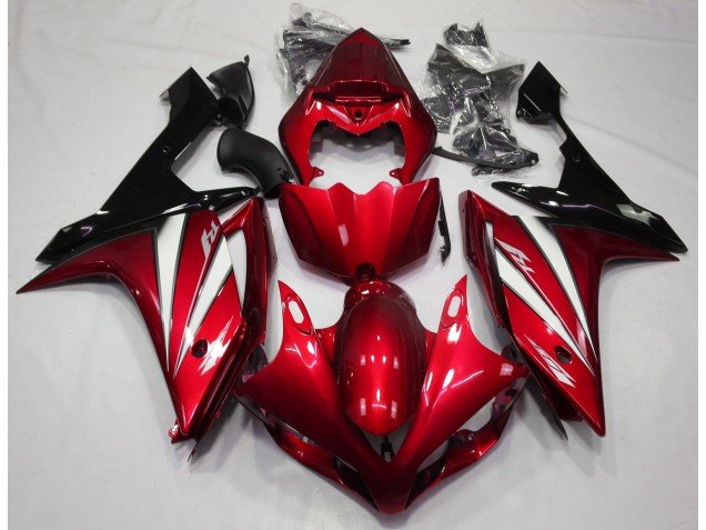 Rojo Blanco & Negro 2007-2008 R1 Carenados Moto Rojo Blanco & Negro 2007-2008 R1 Carenados Moto