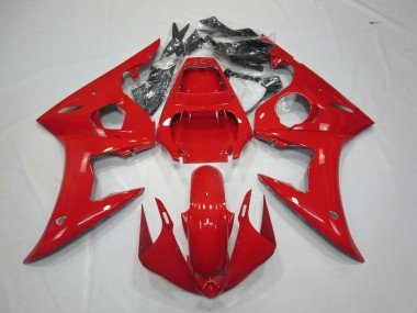 Rojo Brillante 2003-2004 R6 Carenados Moto