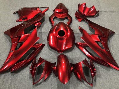 Rojo Brillante 2006-2007 R6 Carenados Moto