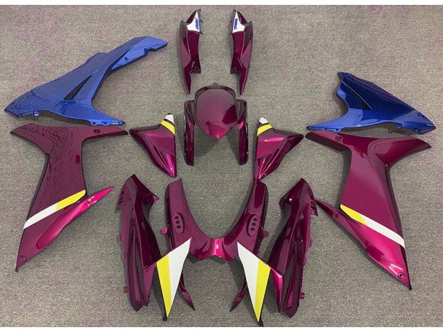Rojo Brillante & Azul 2011-2024 GSXR 600-750 Carenados Moto Rojo Brillante & Azul 2011-2024 GSXR 600-750 Carenados Moto