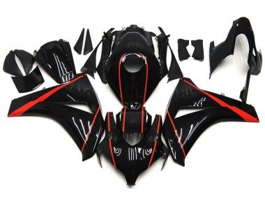 Rojo Brillante & Negro 2008-2011 CBR1000RR Carenados Moto