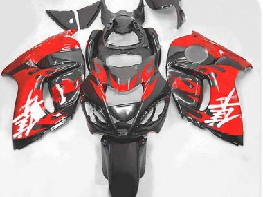 Rojo & Gris 2008-2020 GSXR 1300 Carenados Moto