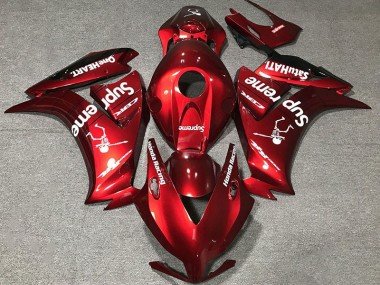 Rojo Intenso Personalizado 2012-2016 CBR1000RR Carenados Moto