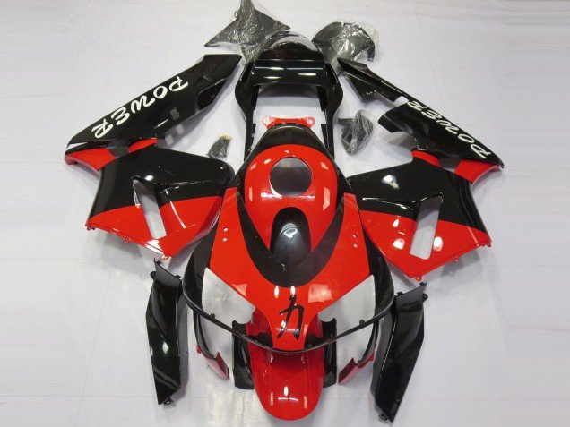 Rojo Negro Poder 2003-2004 CBR600RR Carenados Moto
