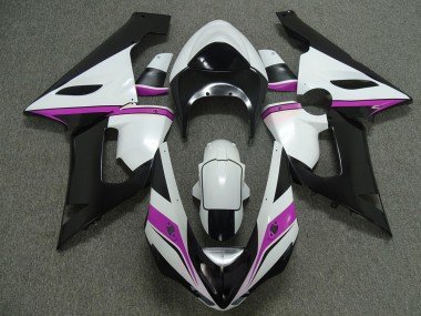 Rosa Blanco & Negro 2005-2006 ZX6R Carenados Moto