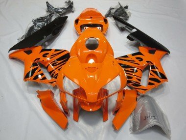 Tribales Naranja 2005-2006 CBR600RR Carenados Moto
